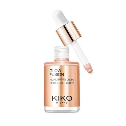 Folyékony highlighter, Kiko Milano, Glow Fusion, Fémes hatás, 02 Sweet Dreams, 10ml