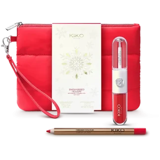 KIKO Milano Snow-Kissed Holiday My Perfect Combo Lips Gift Set 03 Festive Fire