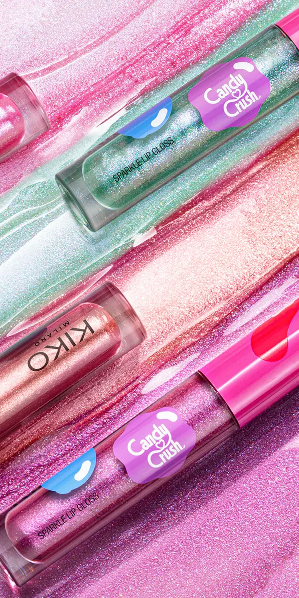Kiko Milano Candy Crush Sparkle Lip Gloss 01 Lollipop Love