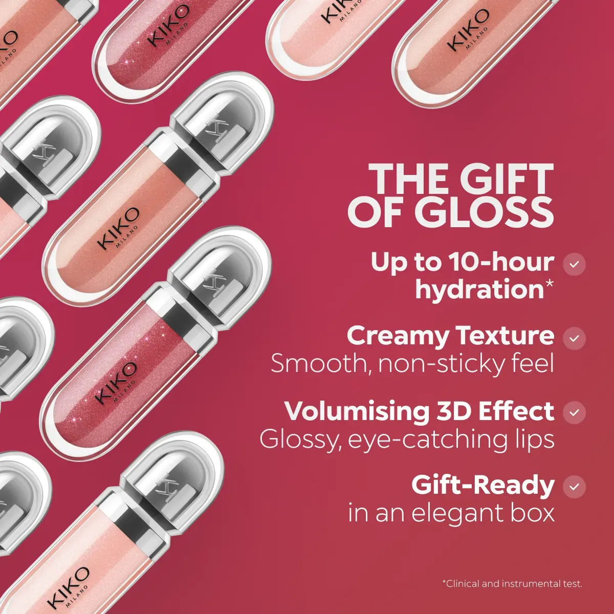 KIKO Milano Glossy Lip Set 01