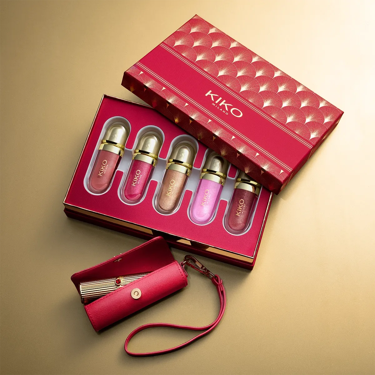 Kiko Milano Twist N Twinkle Holiday Meant To Match Lips Gift Set